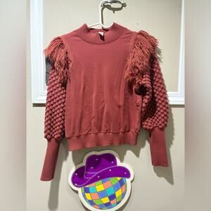 Dolan‎ Brick Red Knit Top